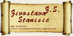 Živoslava Stanišić vizit kartica